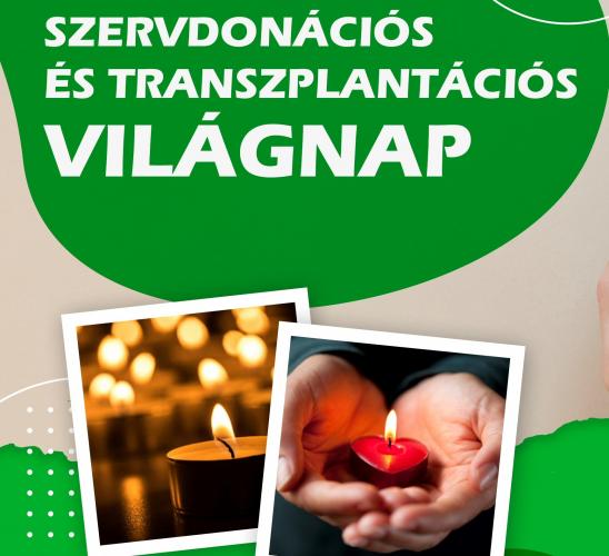 Gyújtsunk gyertyát a Szervdonáció és Transzplantáció Világnapján!