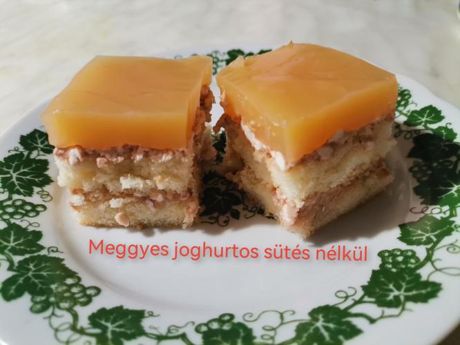 Meggyes - túrós - joghurtos sütés nélkül