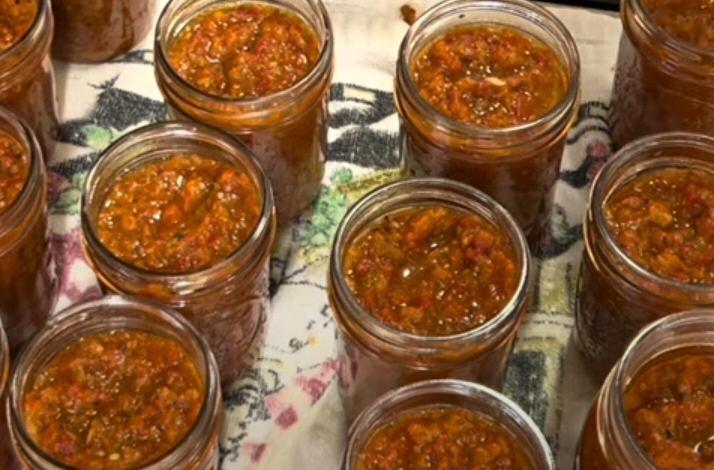 Paprika padlizsánnal