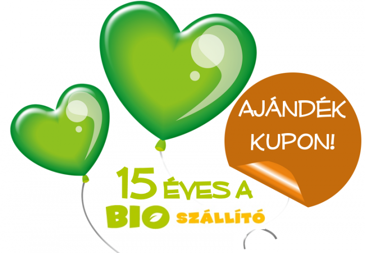 15 éve szállítjuk az egészséget!