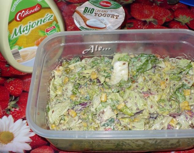 Alessandro lenmagos majonézes salátája