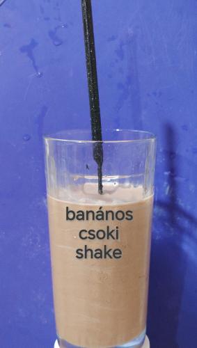 Banános csoki shake